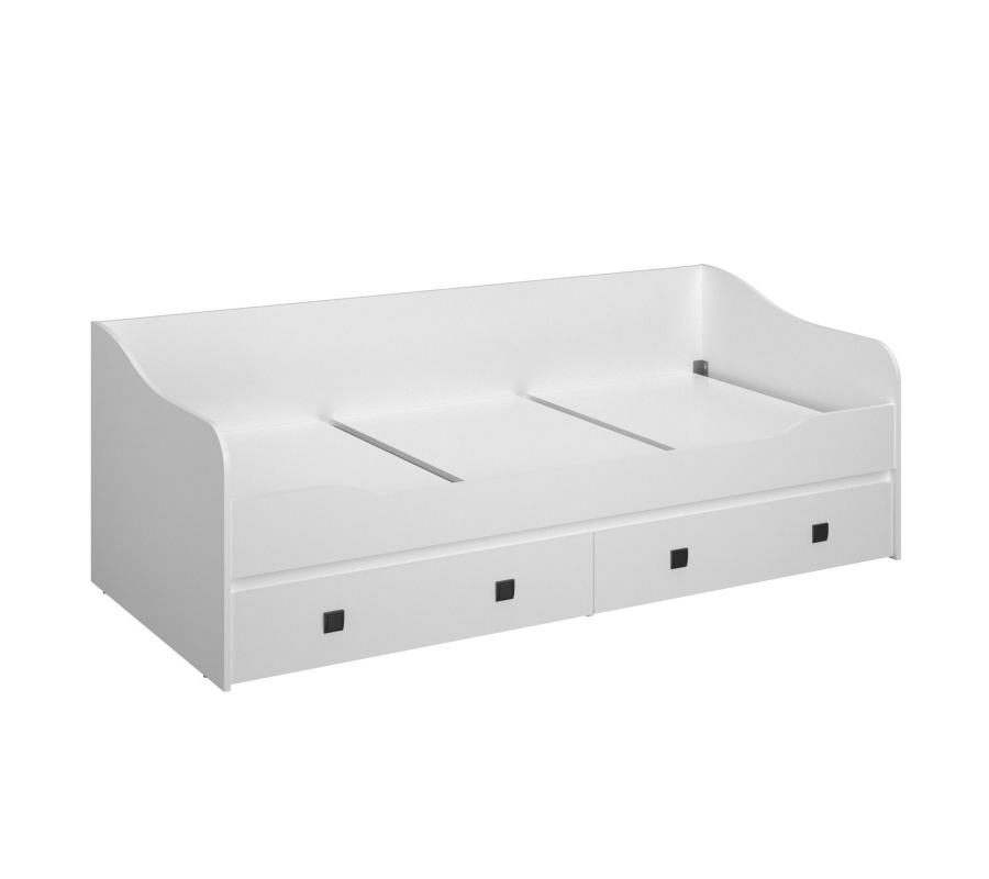 Κρεβάτι MAGIE Μονό Με Αποθηκευτικό Χώρο Λευκό 90x200cm